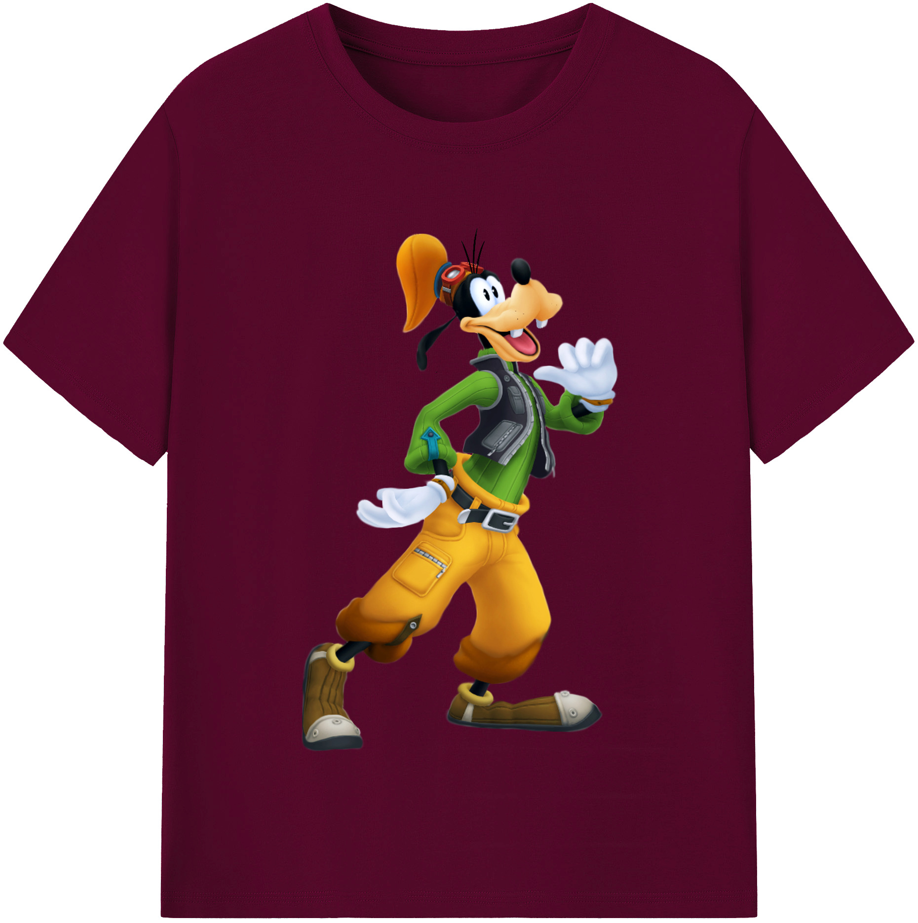 （画像用） ミッキーマウス Mickey Mouse レディースカジュアルプリントTシャツ（綿100％）